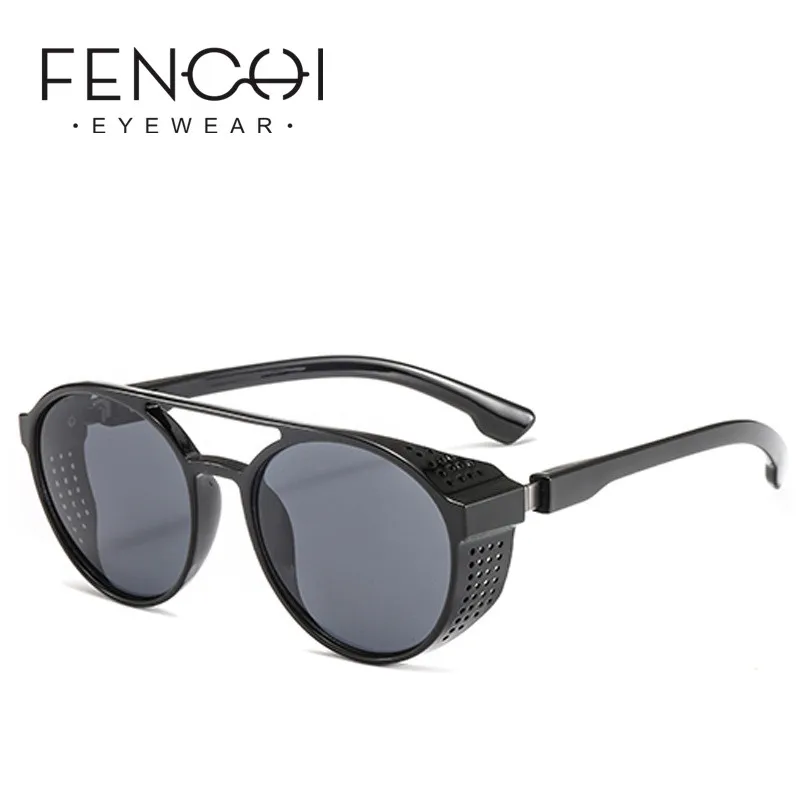 Солнцезащитные очки в стиле стимпанк для мужчин и женщин роскошные брендовые