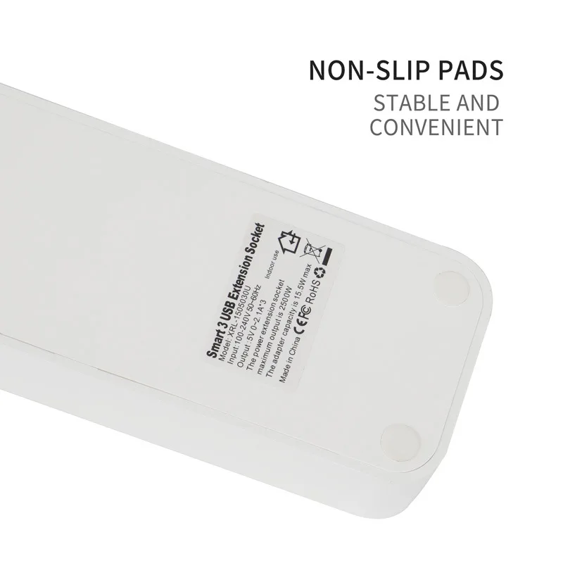 Электрический удлинитель 10 А защита от перегрузки 1 8 м шнур стандарта