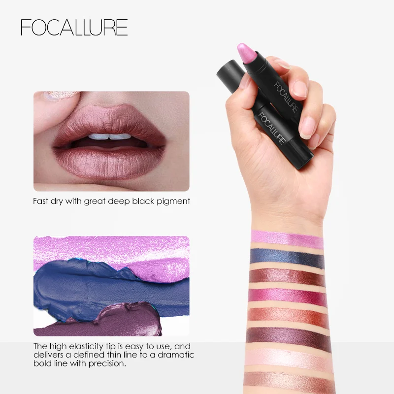 Бренд Focallure 19 цветов Матовая Бриллиантовая Косметика Увлажняющая губная помада