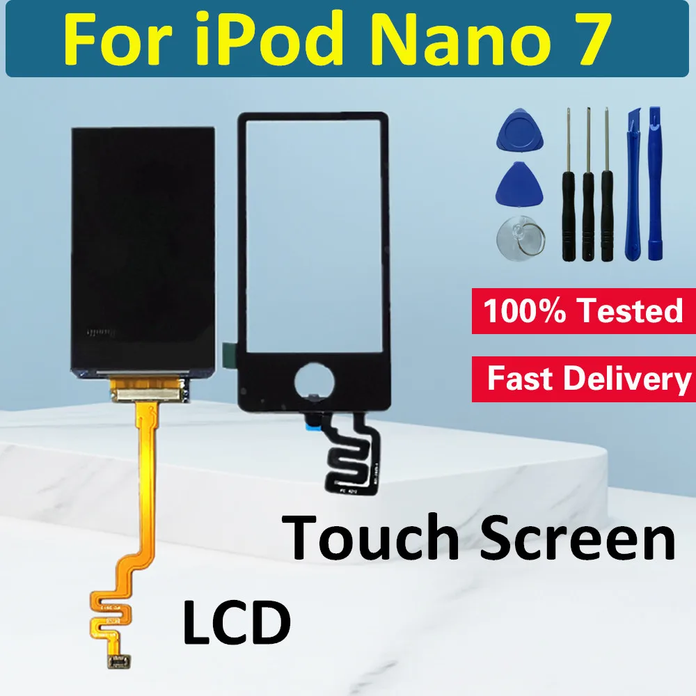 ЖК дисплей AAA для iPod Nano 7 Nano7 Замена сенсорного экрана с инструментами|Экраны