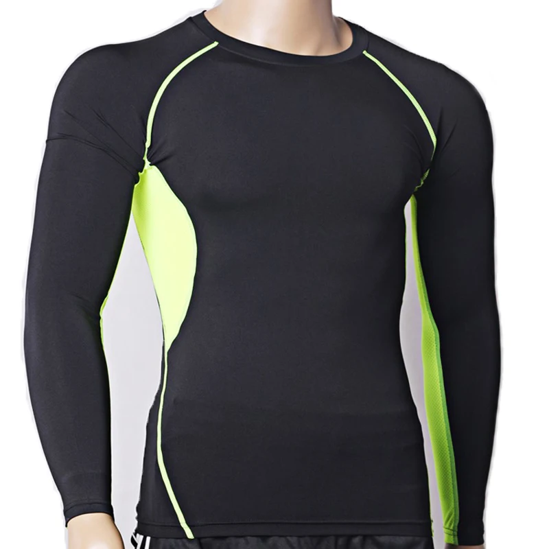 

Long Sleeve Cycling Jerseys Men's Tracksuit Gym Fitness Compression Clothes MTB Racing Running Jogging Sport Wear Workout Tights