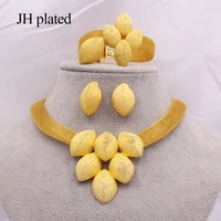jewelry sets ethiopia gold for women jewellery african wedding gifts bridal party bracelet round necklace earrings ring set