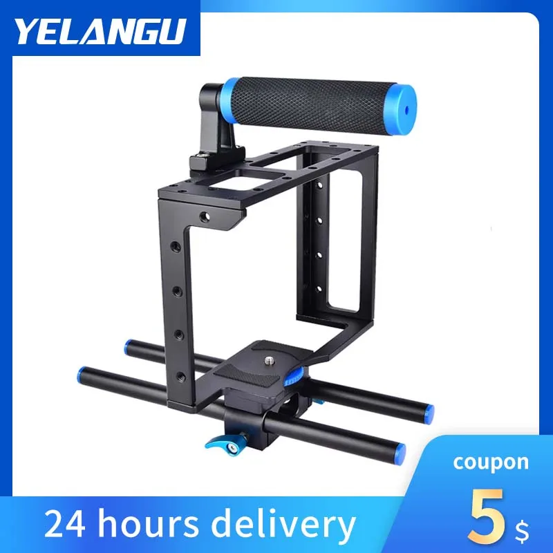 

Держатель для камеры YELANGU C1 Canon DSLR с 15 мм стержнем для Nikon Pentax 5D Mark II 7D 60D Бесплатная доставка