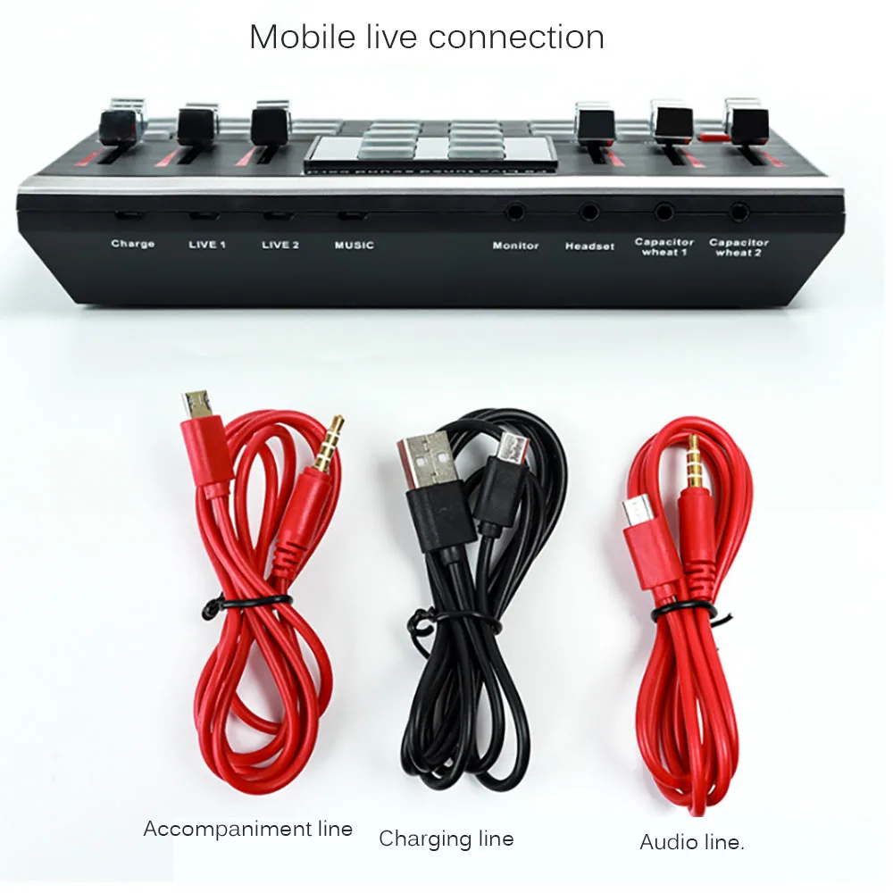 

Portable Computer USB Audio Sound Card USB Real-Time Sound Card Bluetooth Multi-Function Sound Card For PC Phone Computer