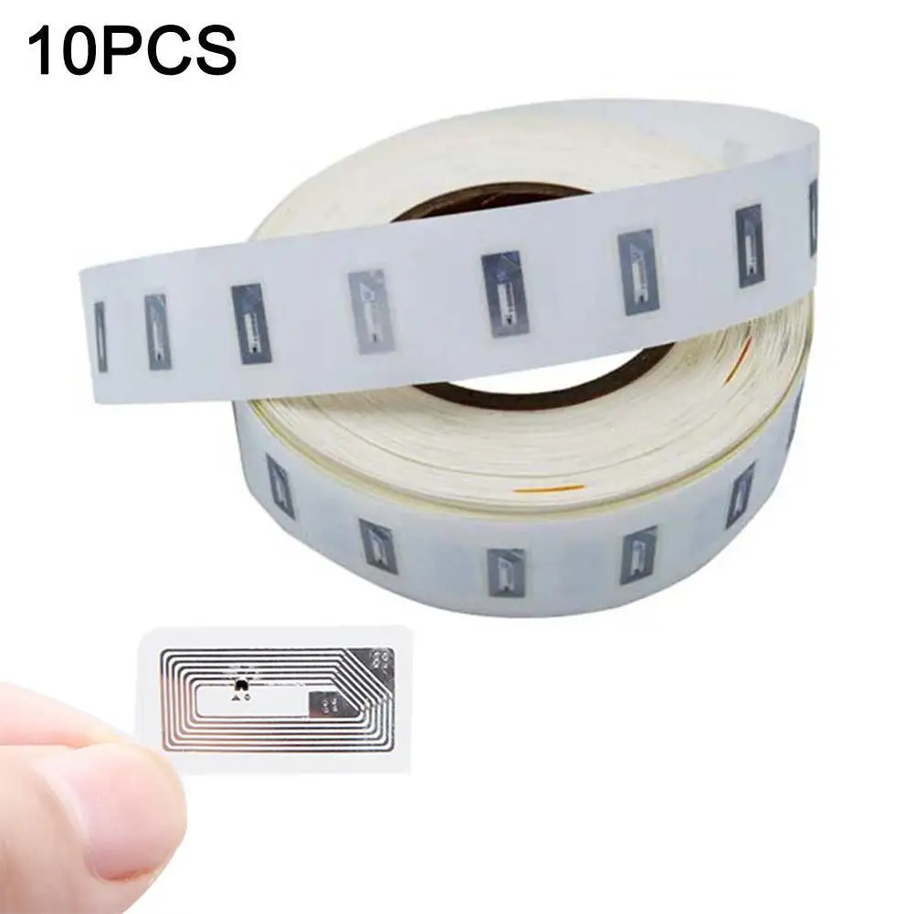 

10pcs NFC Chip Ntag213 Sticker Wet Inlay 2*1cm 13.56MHz RFID NTAG213 Label Tag nfc Chip Sticker