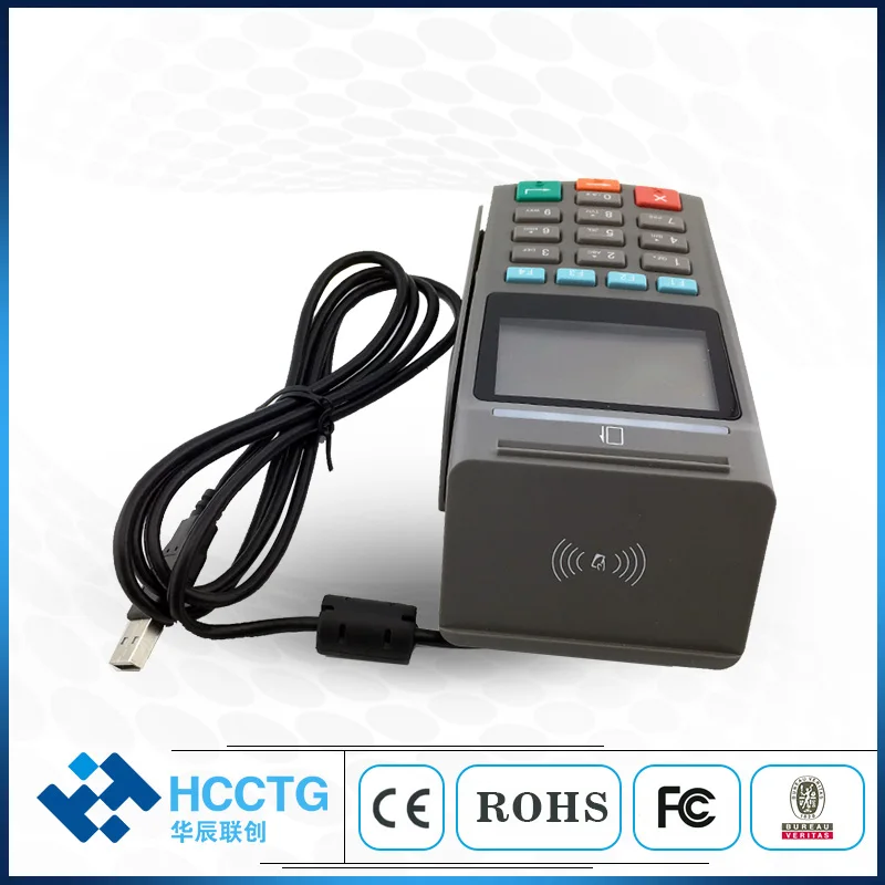 

MSR+NFC+Contact Cards Reader Desktop POS Pin Pad For Banking Z90PD