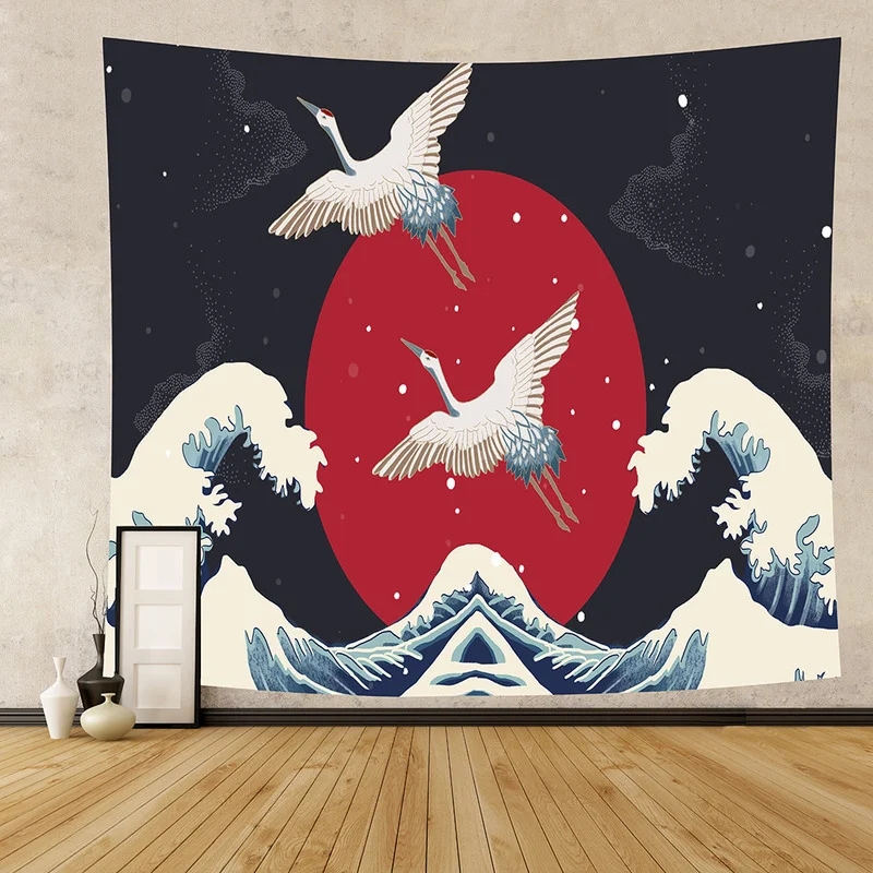 

Psychedelic Girl Tiger Tapestry Boho Tapestry Home Wall Bedroom Decoration Bohemian Curtains Landscape Wall Hanging Hippie Tapis