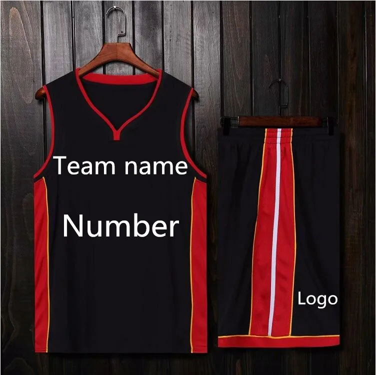 Пользовательское имя и номер Новый сезон Новая баскетбольная форма Jersey взрослый ребенок размер двойная