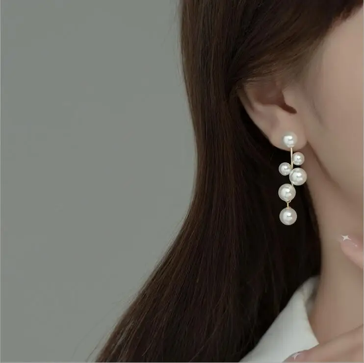 

Серебряные серьги 100% дюйма, искусственная кожа с жемчугом