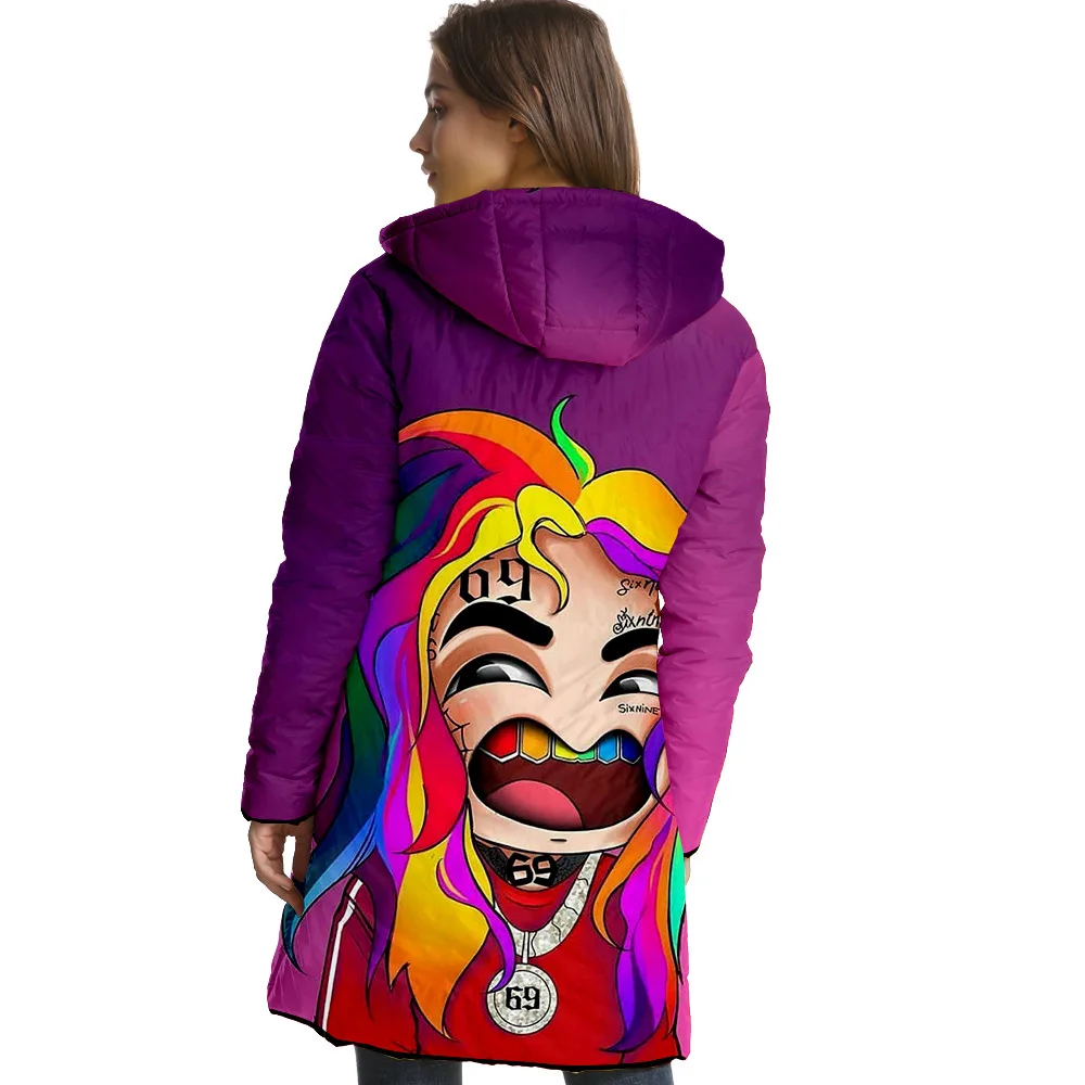 

2020 New Arrival 3D Print 6ix9ine Sweatshirt Streetwear High Quality Winter zipper Cotton clothes Loose Men/Women Long Pullover