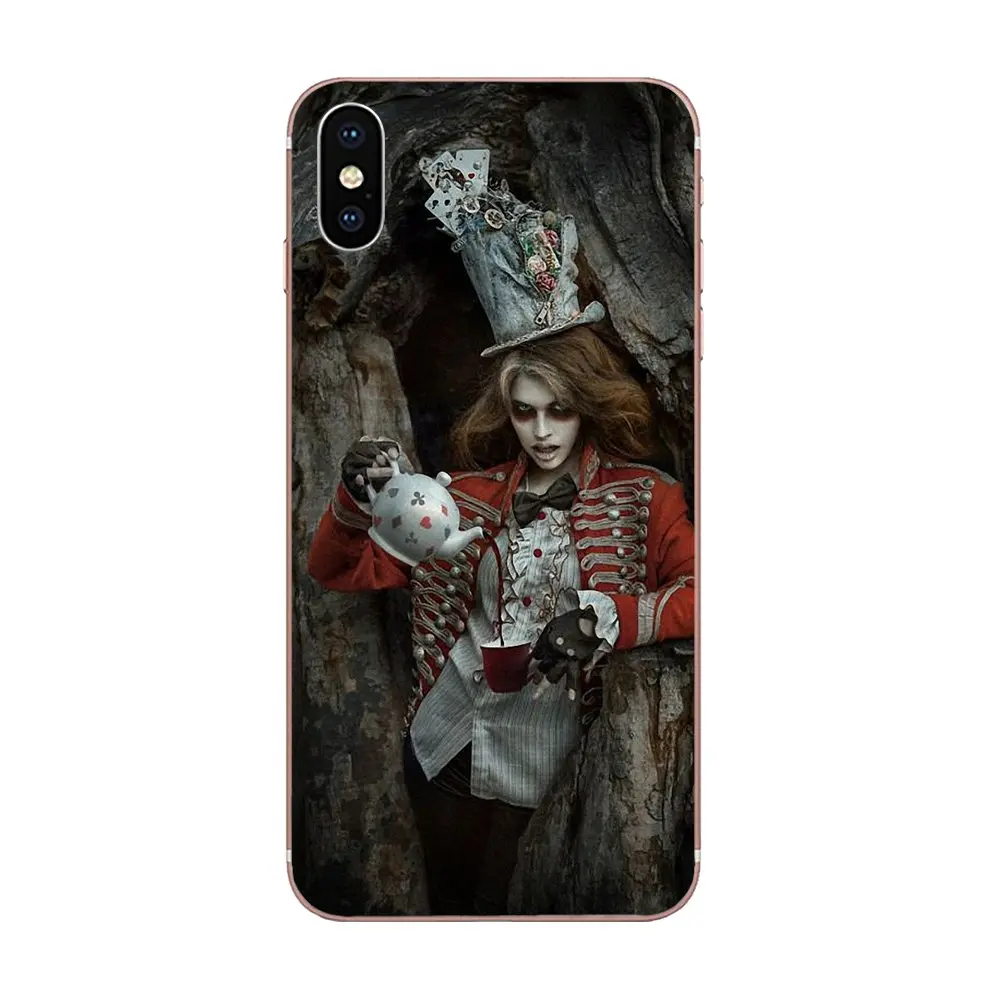 Винтажный телефон с принтом из ТПУ Alice In Wonderlretro Movie для Xiaomi Redmi Mi 4 7A 9T K20 CC9 CC9e Note 7 9 Y3