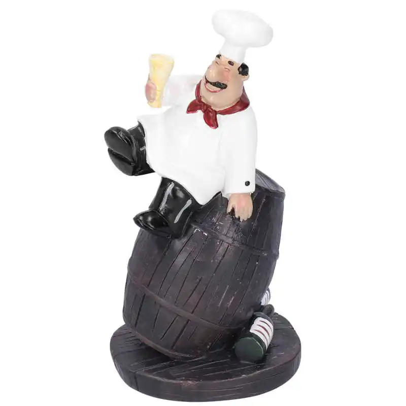 Статуэтка шеф повара практичные домашние украшения 4 вида для дома