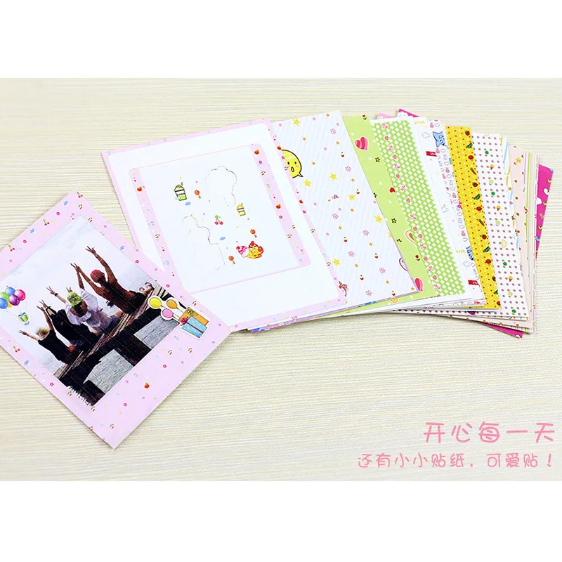 

20 pcs Photo paper Square photo decoration sticker for Polaroid square photo paper special photo sticker photo paper