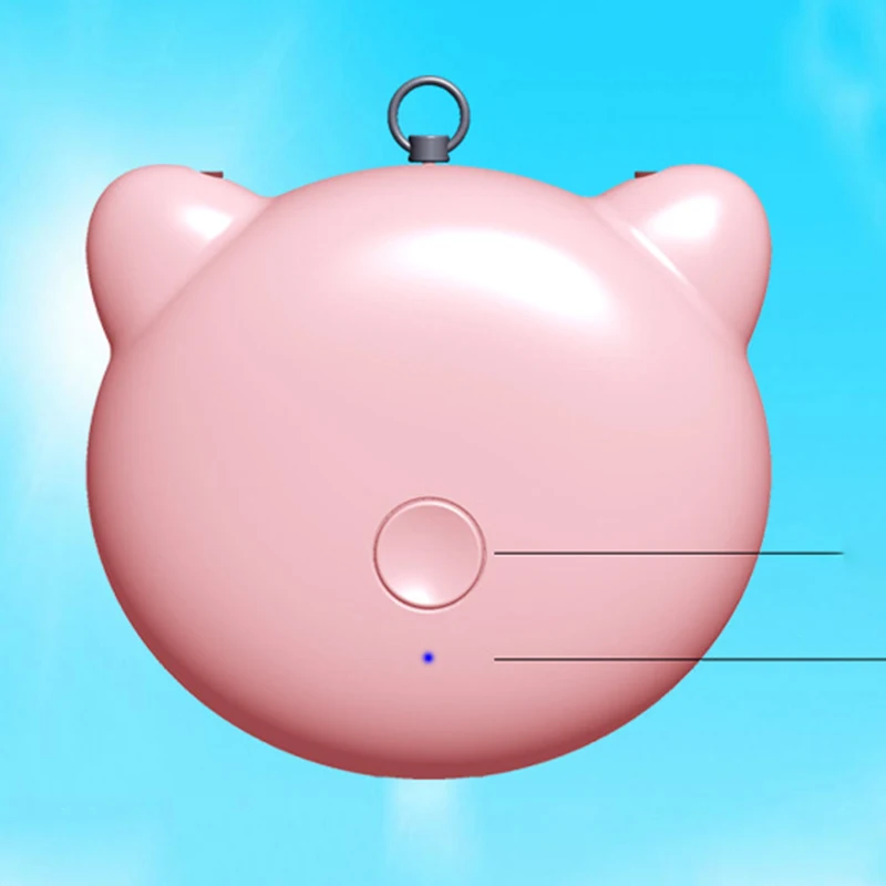 

Necklace Air Purifier Mini USB Portable Personal Wearable Necklace Negative Ionizer Air Cleaner Air Freshener 2PCS