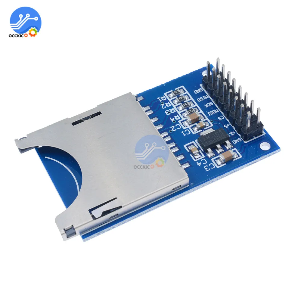 Модуль чтения и записи для Arduino модуль SD карты слот разъем считыватель ARM MCU|module for