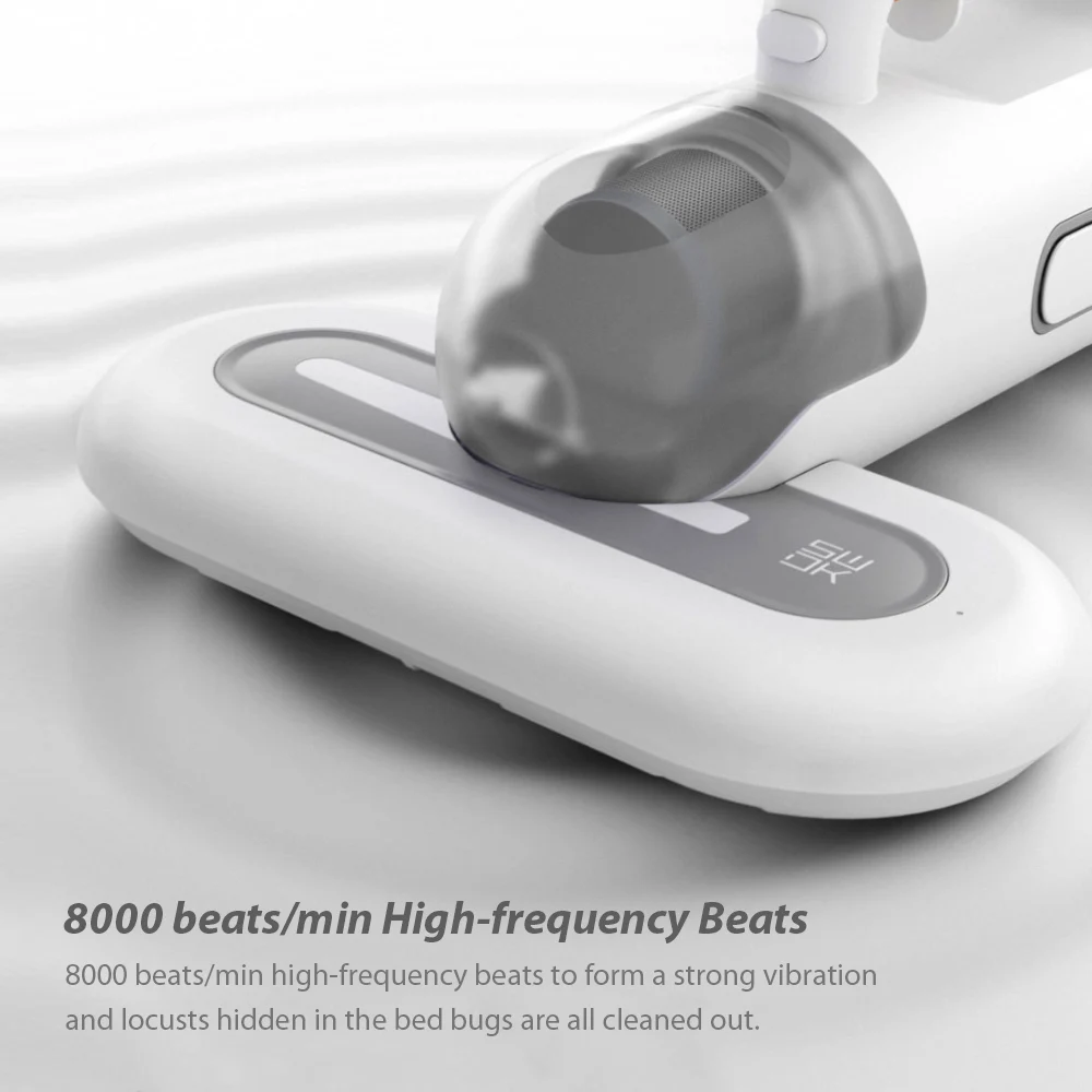 Xiaomi Mijia SWDK KC301 беспроводной ручной контроллер клещей пыли перезаряжаемый 12000Pa всасывающий UV-C герметичный пылесос 220 В
