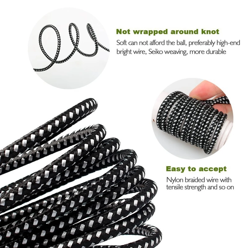 90 Degree Angle Connector Tangle-Free Nylon Braided Smartphone Charger Cable Micro USB Quick Charge Power Cables for Android Fle |
