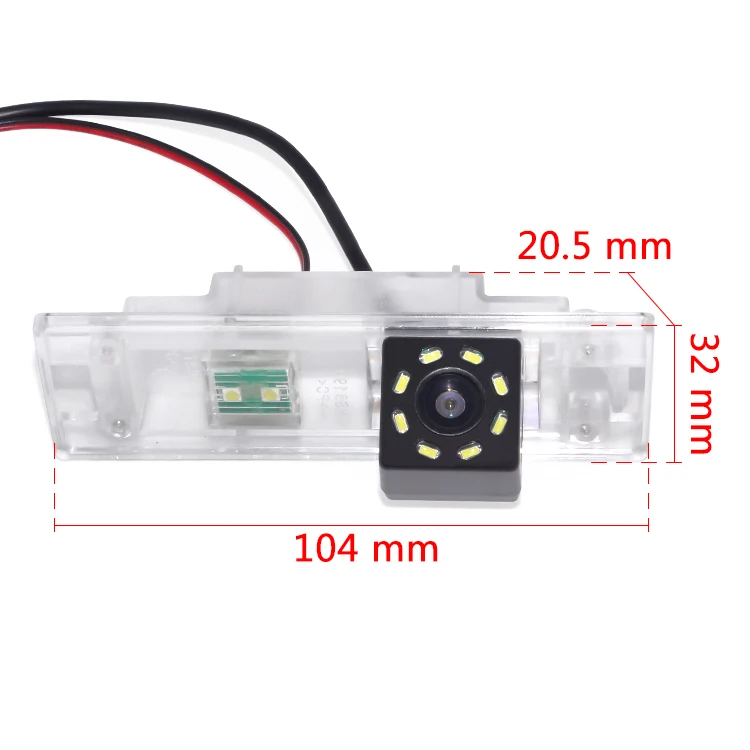 Камера заднего вида 8LED парковки обратный для хэтчбеков BMW серий 1 120I 640I F12 F13 2011 2013 Z4