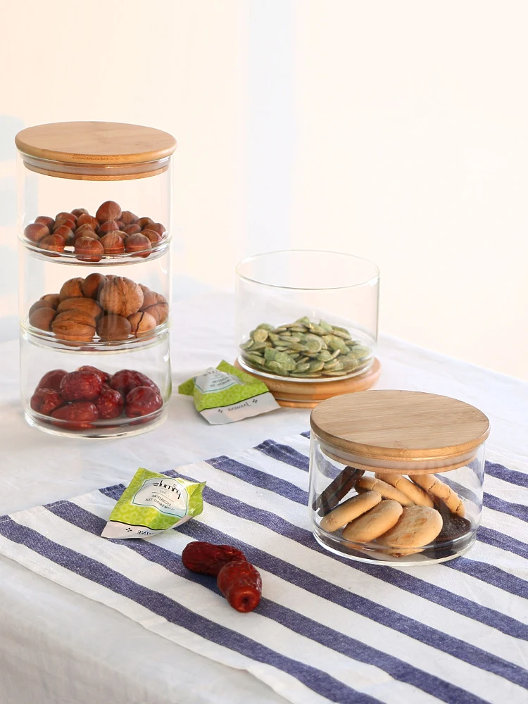 Термостойкий стеклянный контейнер для хранения герметизирующий многослойный