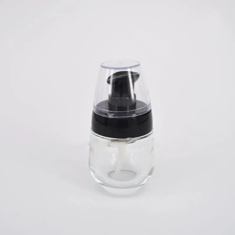 Free Shipment 2pcs 30ml Clear Frosted Matt Cosmetic Lotion Pump Glass Bottle with Refillable | Красота и здоровье