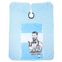 profession household barber shop hairdressing apron anti static gown cape blue texture adult hairdressing cloth shawl stripes