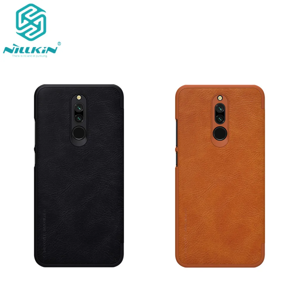 Чехол для xiaomi redmi 8, чехол NILLKIN Qin, винтажный кошелек, флип-чехол, чехол, funda для xiaomi redmi 8, флип-чехол из искусственной кожи чехол