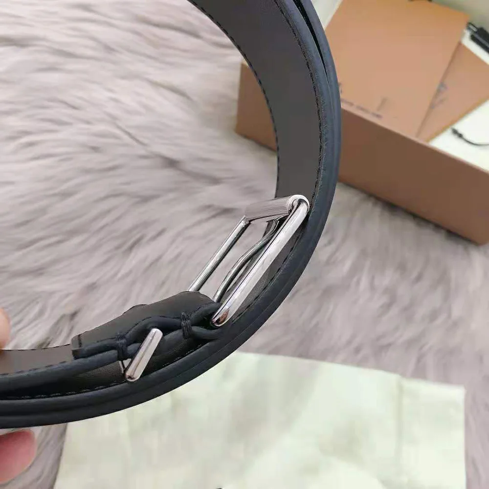 

Top 4.0Cm Genuine Leather SR Buckle Black Belts For Men Jeans Luxury Classic Brand Designer Fashion Belt Gifts Box