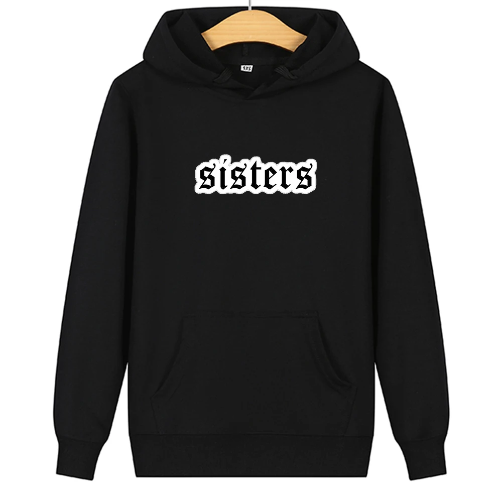 

Толстовка с капюшоном для мужчин и женщин, хлопковый свитшот с надписью, белый пуловер оверсайз, модная уличная одежда, осень