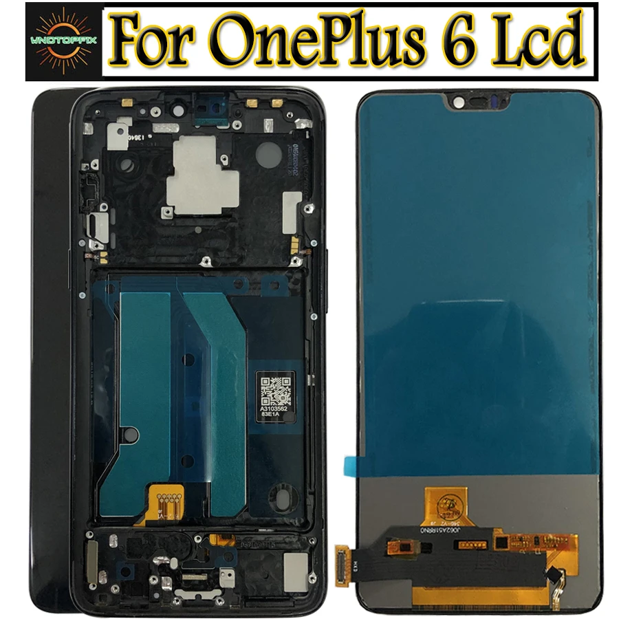 TFT 100% протестированный ЖК экран Oneplus 6 дисплей кодирующий преобразователь
