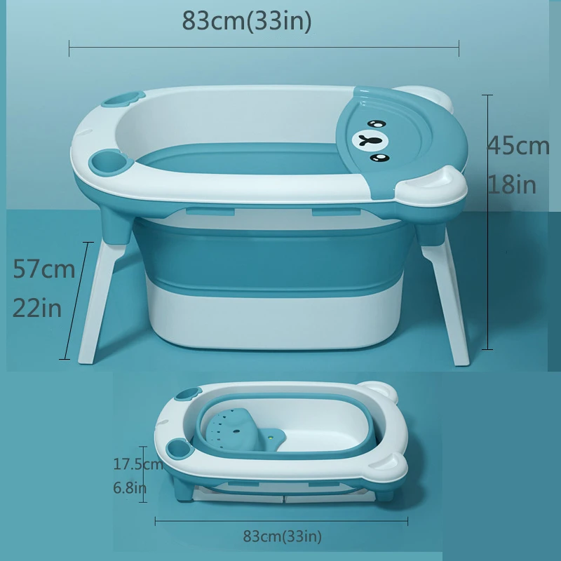 Детская складная ванночка 33*22*18 дюймов|Детские ванны| |