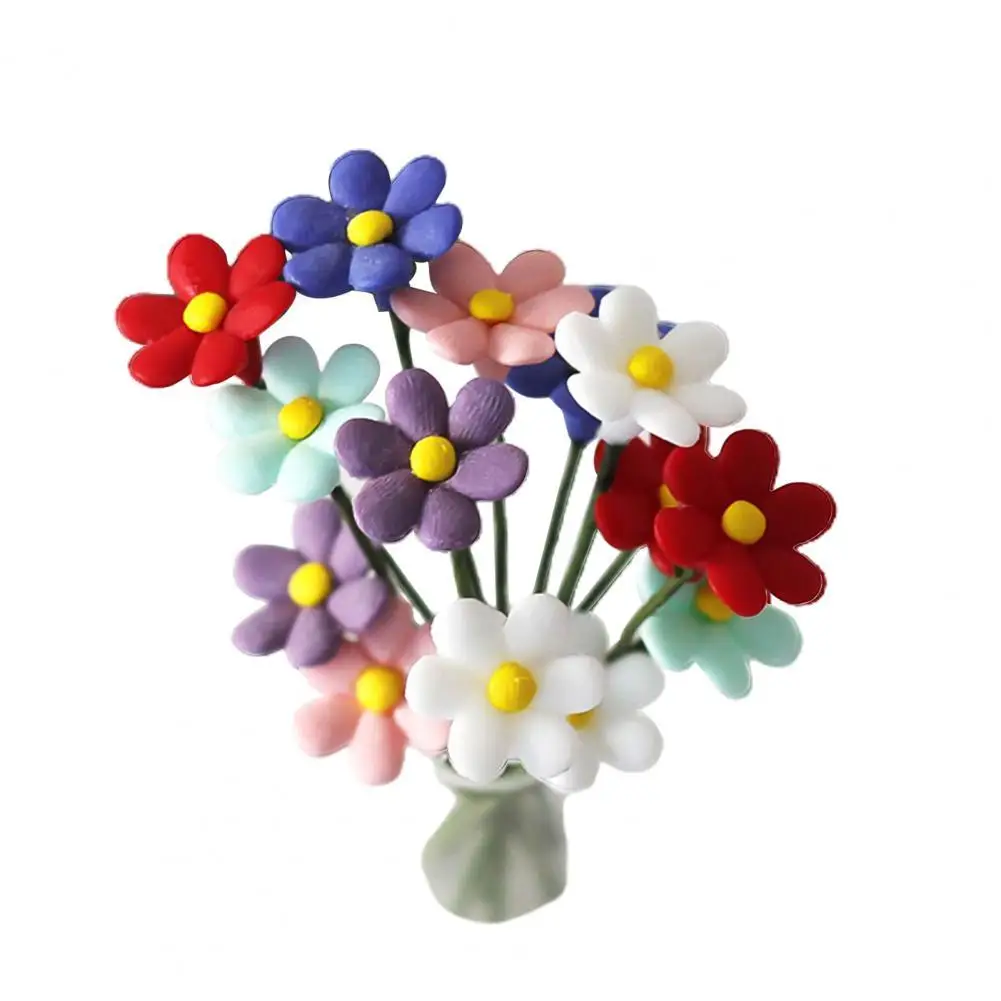 

1/12 Dollhouse Home Scene Mini Simulation Persian Marguerite Decor Toy DIY Props