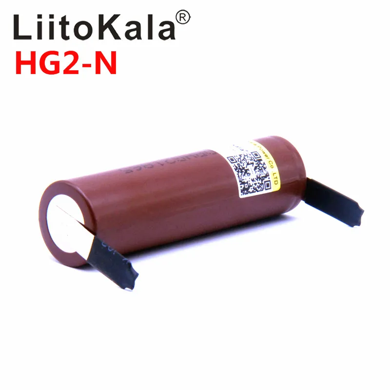 Аккумулятор LiitoKala HG2 30Q 18650 мАч 3000 В 30 А | Электроника