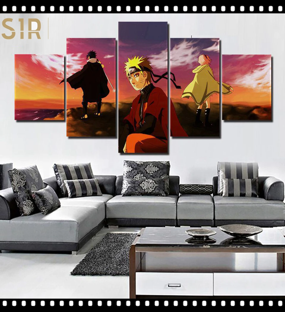 

Naruto Decorations for The Five - Part Movie Poster Living Room Decoration Room Decor Anime Decor Wall Paintings Home Decor