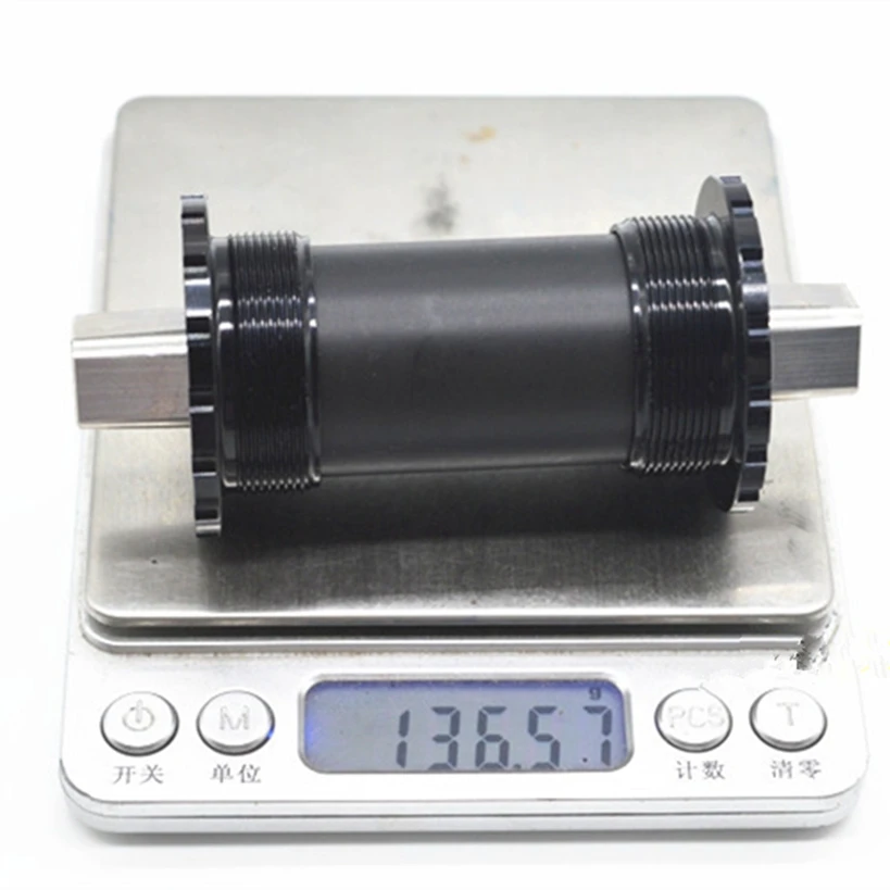 

Folding Bicycle Titanium Alloy Bottom Shaft Hollow Titanium Bottom Shaft 412 Square Hole bike bottom Brackets 103mm