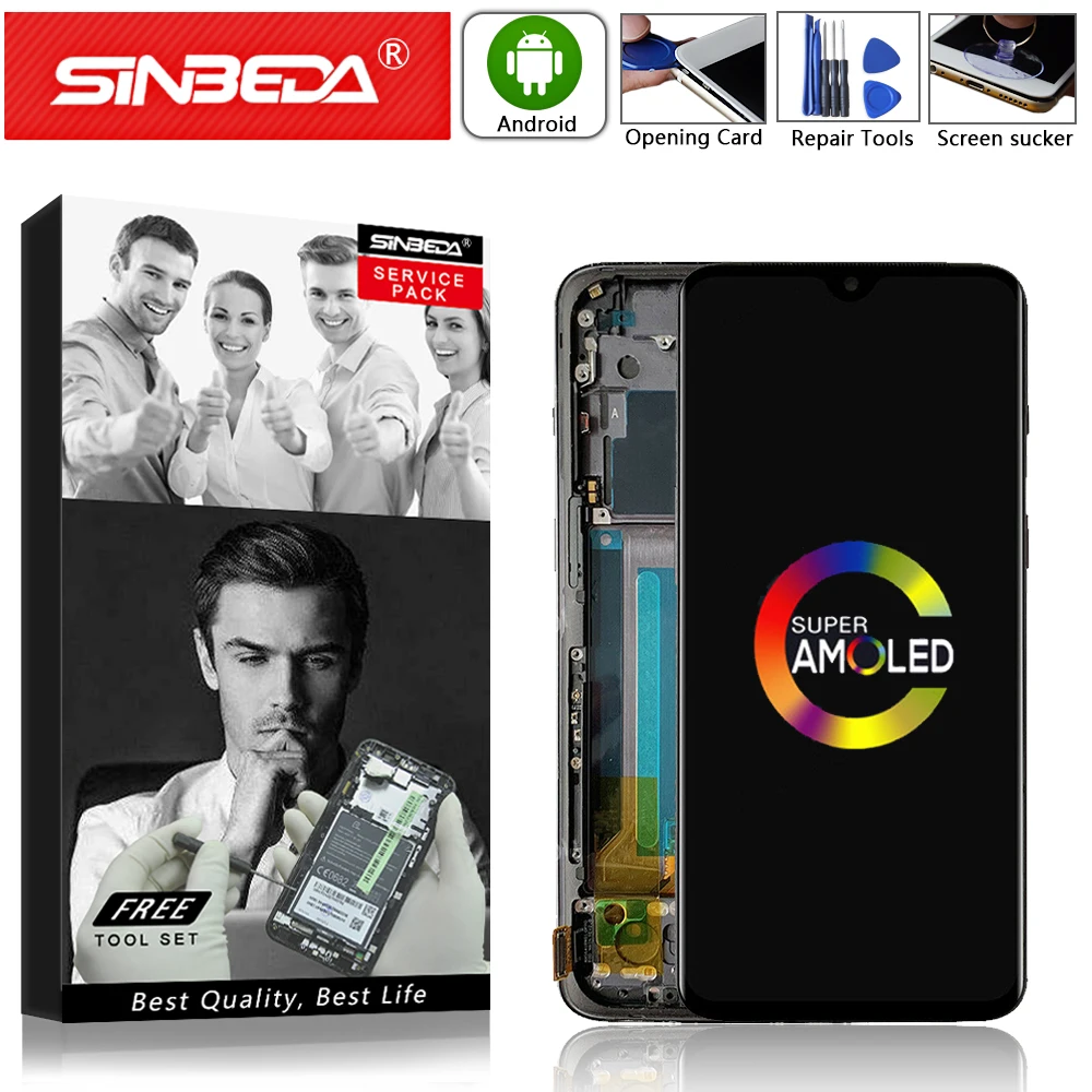ЖК-дисплей AMOLED для Oneplus 7 дигитайзер с сенсорным экраном сборки OnePlus One Plus ЖК-экран 1