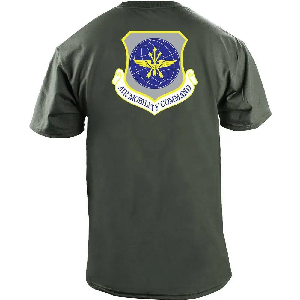 

Air Mobile Veterans Summer Cotton O-Collar Short Sleeve T-shirt