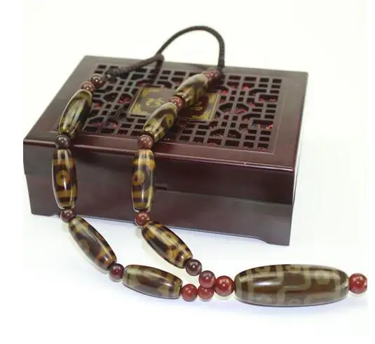 Тибетский натуральный подвесной кулон стильная народная бижутерия тройное