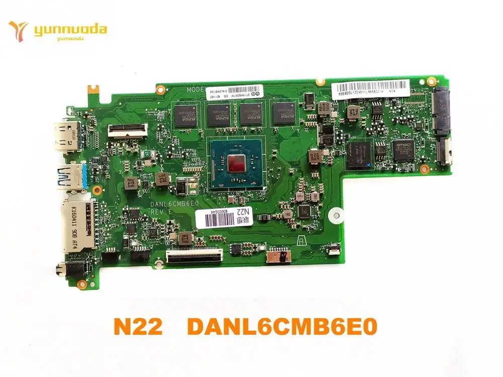 Оригинальная материнская плата для ноутбука Lenovo N22 DANL6CMB6E0 протестирована хорошая