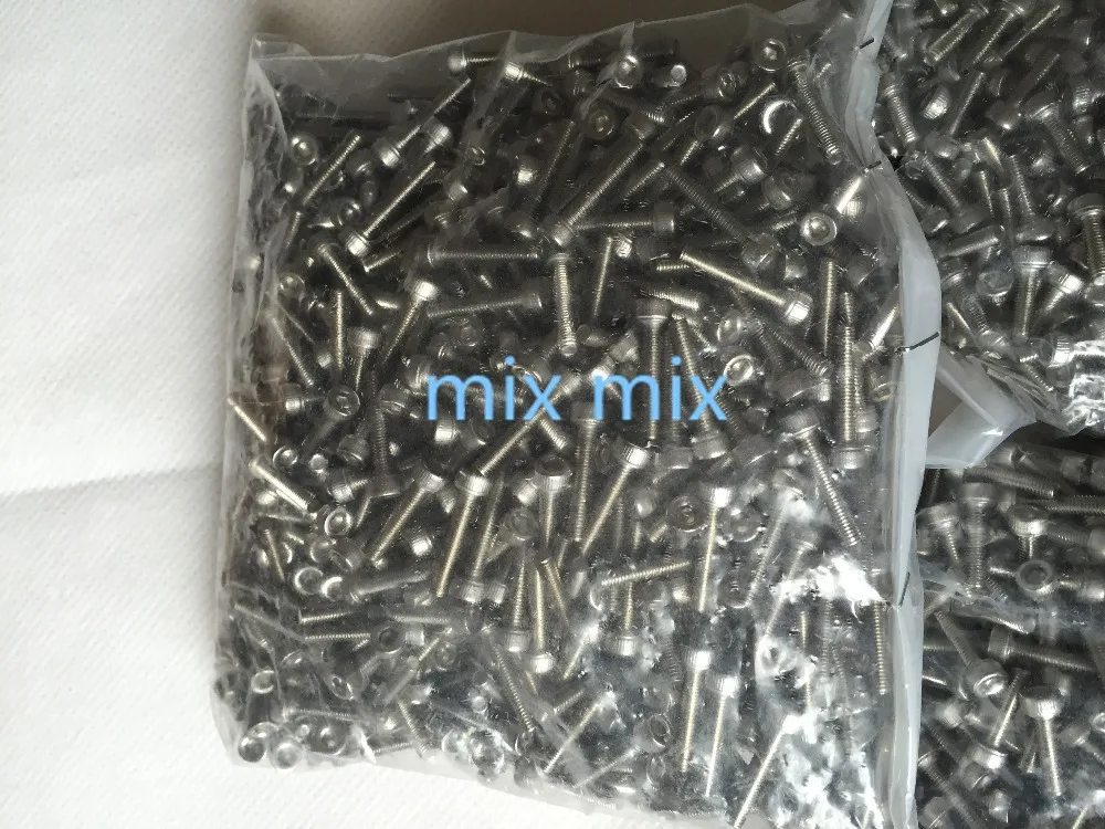 Набор болтов с шестигранной головкой Fixmee из нержавеющей стали метрическая