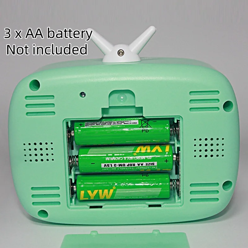 Светодиодный цифровые часы будильник с ночной Светильник термометр Календарь