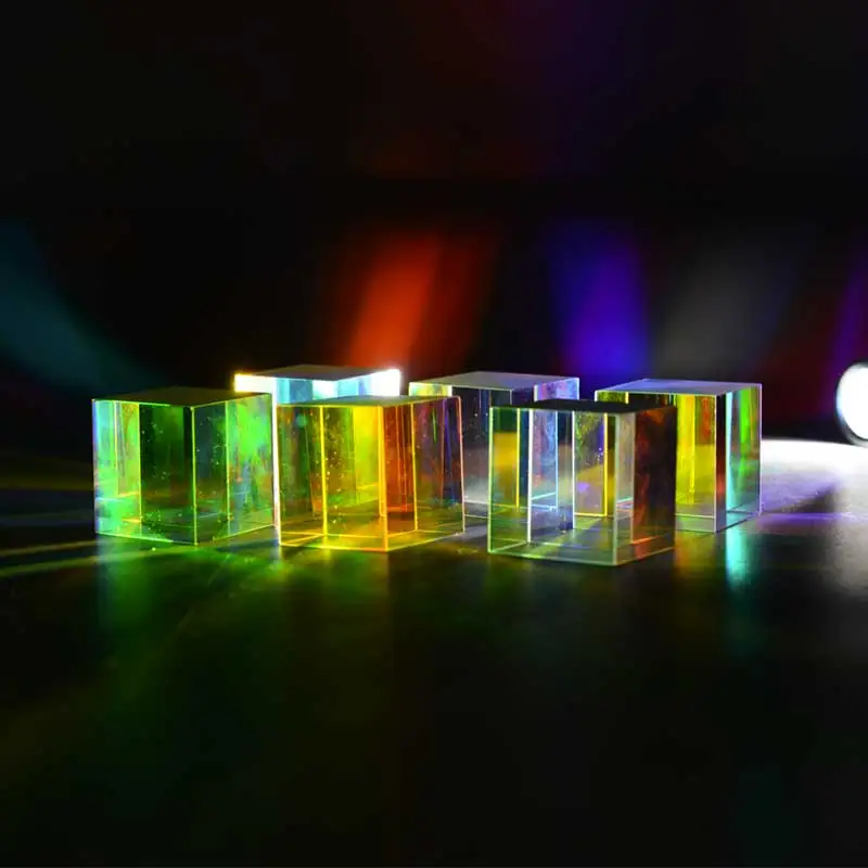 4 шт. DIY дефектная X-кубическая Призма крест дихроическая Призма RGB Combiner сплиттер для вечерние украшения дома