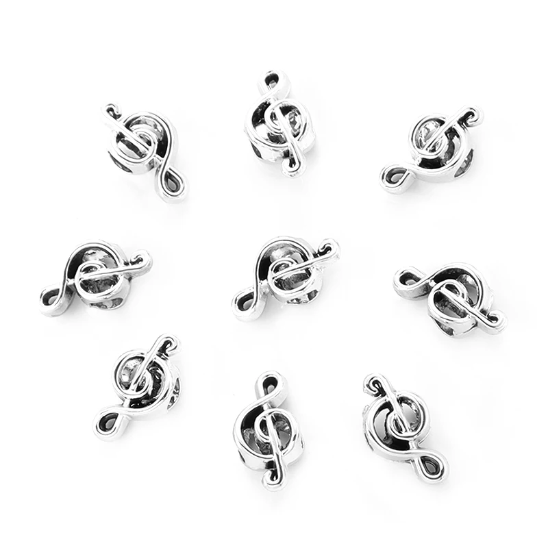 

Beadtales Alloy Musical Note Big Hole Beads Loose Spacer Beads for Jewelry Making Bracelet Necklace DIY Accessories Wholesale