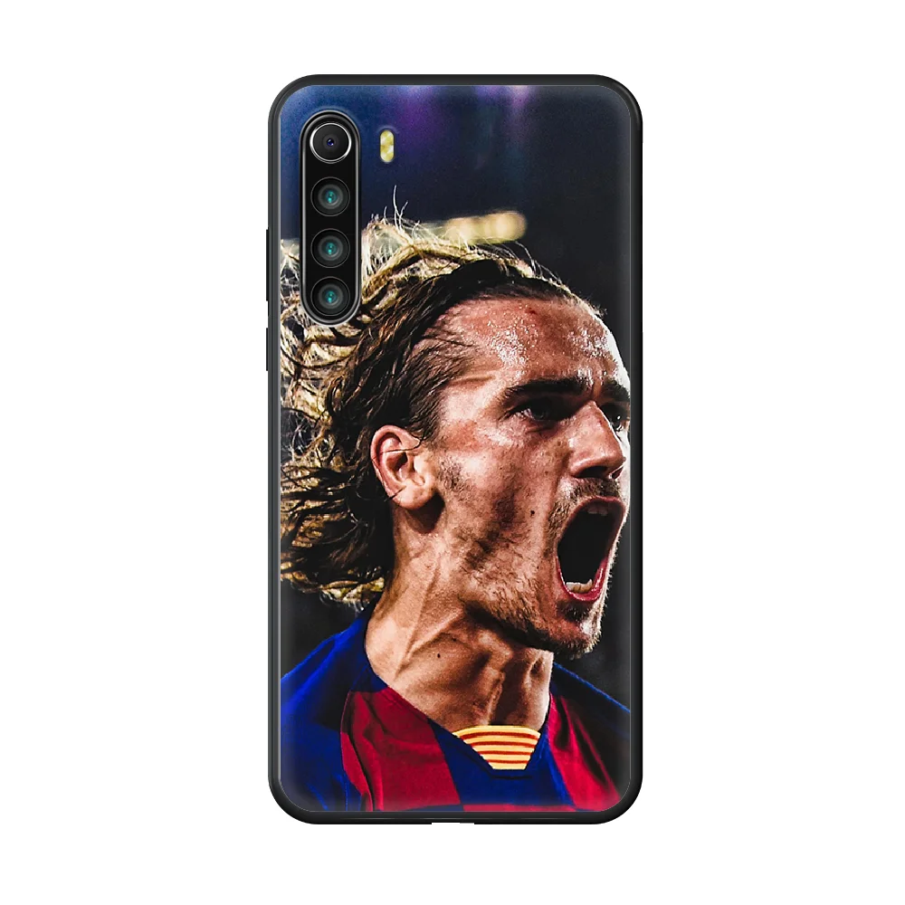 

Sports Football Griezmann Phone Case cover For xiaomi Redmi note 4 5 6 7 8 A T X Plus Pro black Etui 3D coque pretty bumper