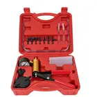 Многофункциональный ручной тестер тормозов, набор для проверки, вакуумный насос, автомобильный Автомобильный Набор для самостоятельной сборки тормозов, винтовой адаптер, чехол для переноски