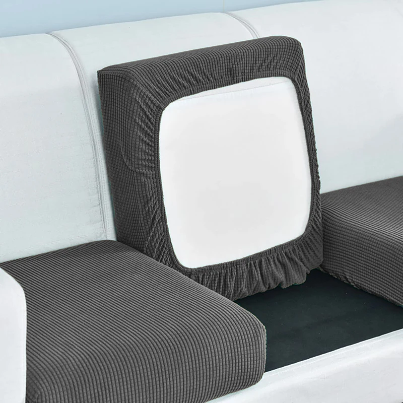 

Solid color Cushion cover Sofa cushion Furniture protective cover decorative cushions for sofa elastic seat cushion slipcover
