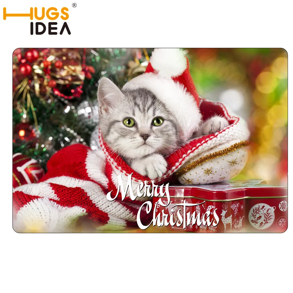 Мультяшный ковер HUGSIDEA с милой собакой прямоугольный 400*600 мм Нескользящие детские