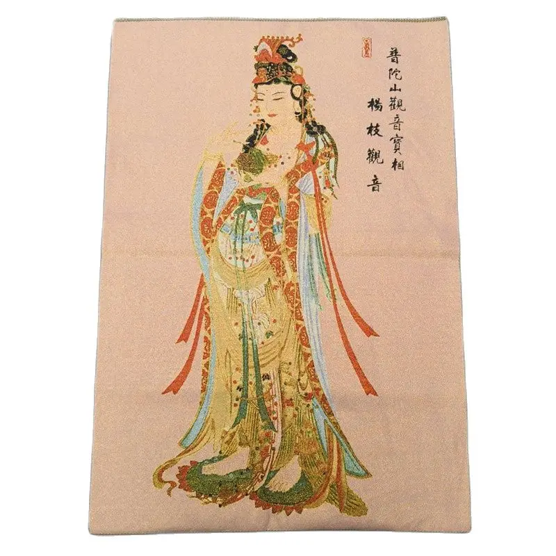 

Парчовая картина Tangka thorn show Putuo Mountain Yangzhi Guanyin Buddha