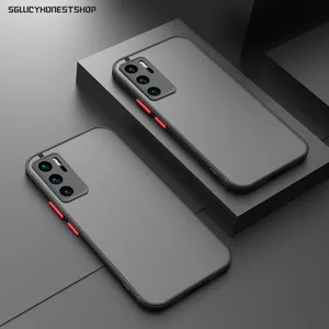 Shockproof Armor Matte Case For Huawei P50 P40 P30 Pro Mate 40 30 20 Pro For Huawei Nova 7 6 8SE Pro in India