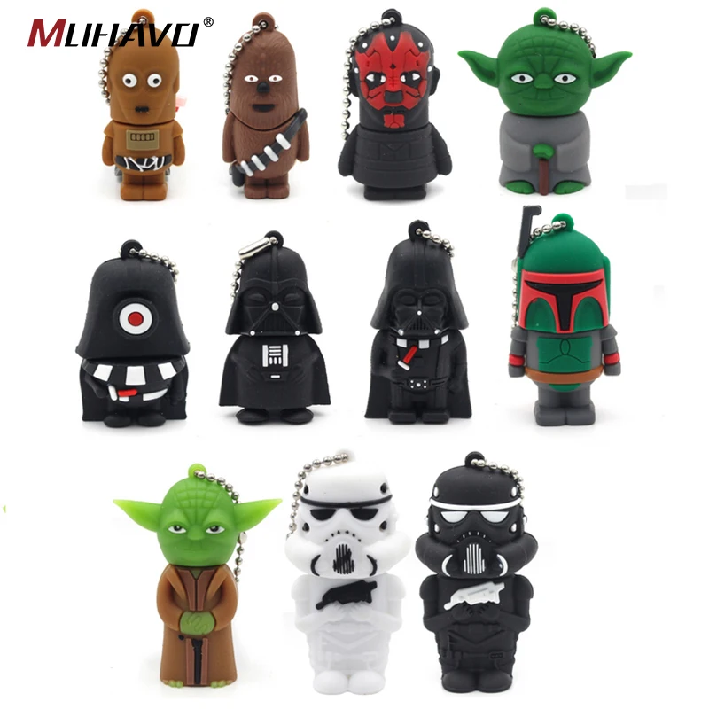 Новая USB флеш карта памяти 32 ГБ накопитель 64 16 usb с рисунком из мультфильма