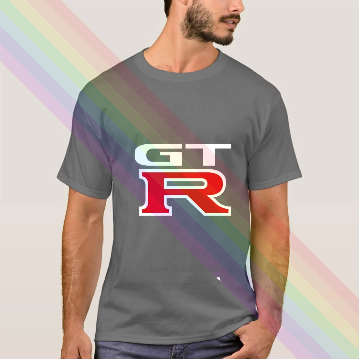 Классическая черная футболка Nissan Логотип GTR новинка 2020 летняя мужская популярная